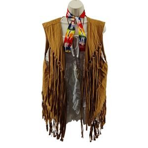 Spirit Halloween Hippie Costume Set 5 Pieces 70s 60s